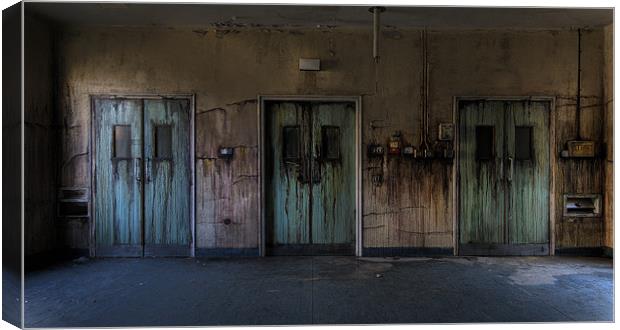 3 Doors Canvas Print by Dave Wragg