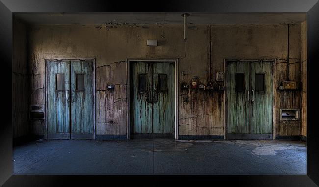 3 Doors Framed Print by Dave Wragg