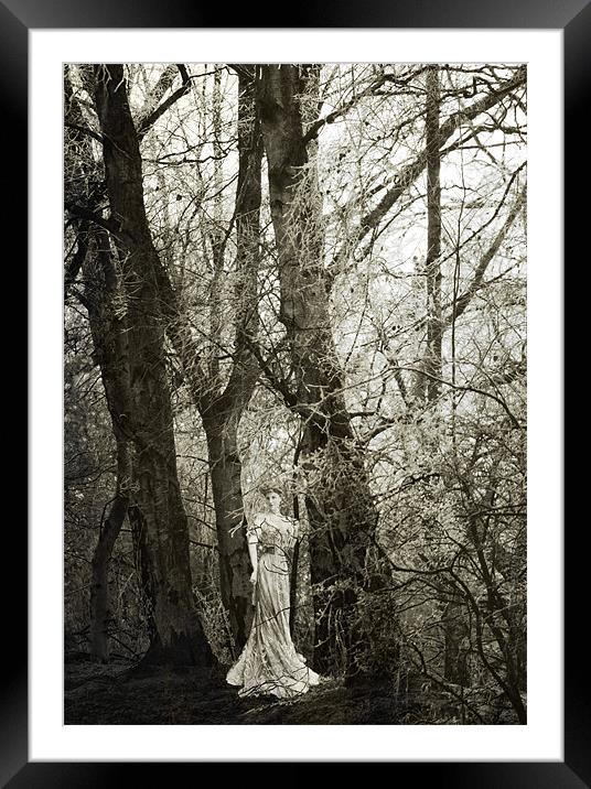 Lady of the Woods Framed Mounted Print by Dawn Cox