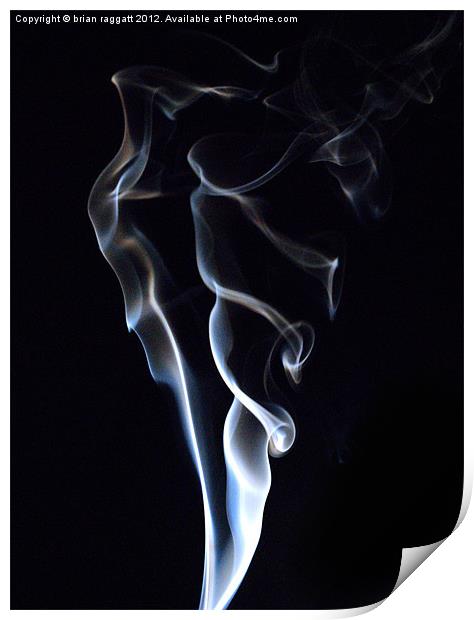 Simply Smoke 1 Print by Brian  Raggatt
