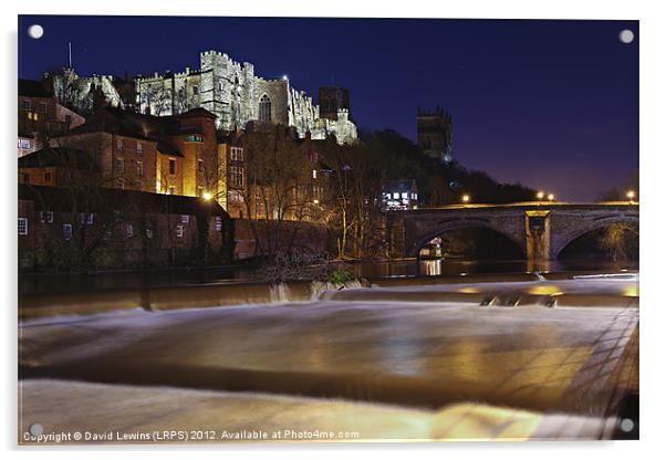 Durham Castle Acrylic by David Lewins (LRPS)