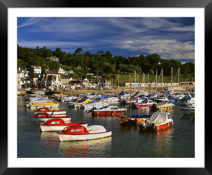 Lyme Regis Harbour Framed Mounted Print by Darren Galpin