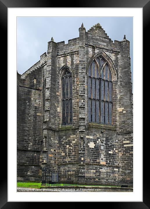Holy Rude Church, Stirling, Scotland Framed Mounted Print by Jane McIlroy