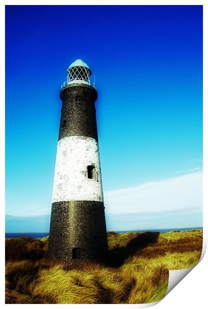 Spurn lighthouse Print by Jonathan Parkes