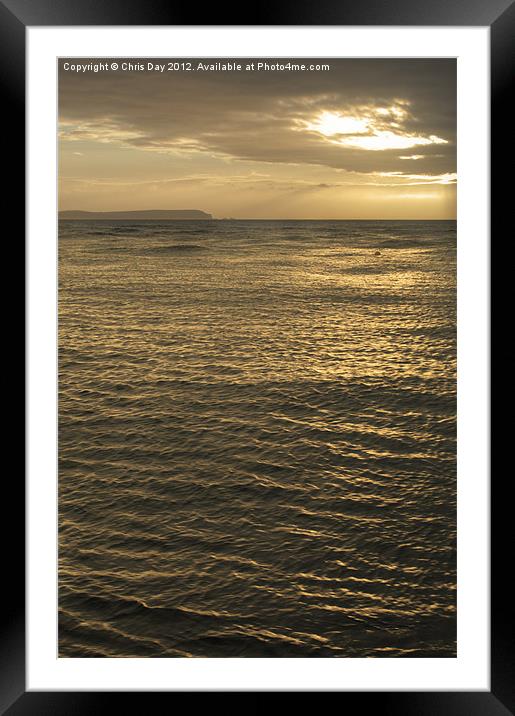 Isle of Wight Framed Mounted Print by Chris Day