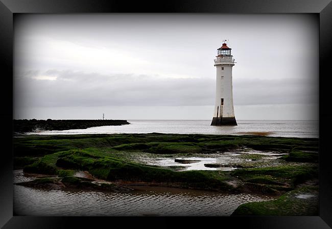 The lighthouse Framed Print by sue davies