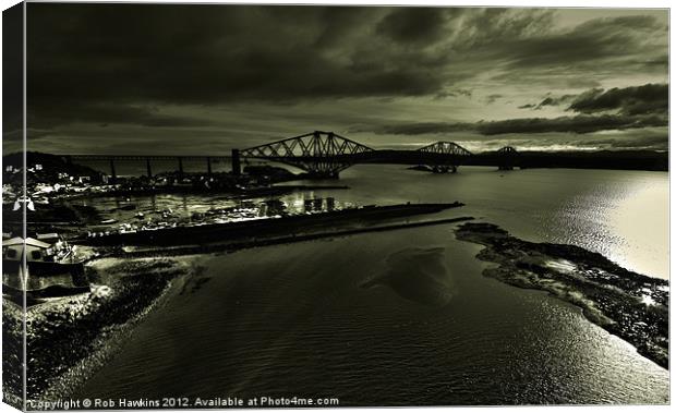 The Firth of Forth Canvas Print by Rob Hawkins