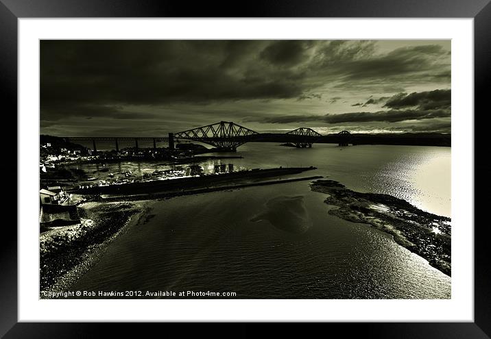 The Firth of Forth Framed Mounted Print by Rob Hawkins