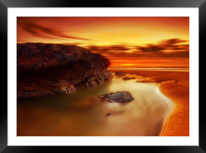 Jupiter Sunrise Framed Mounted Print by mark leader