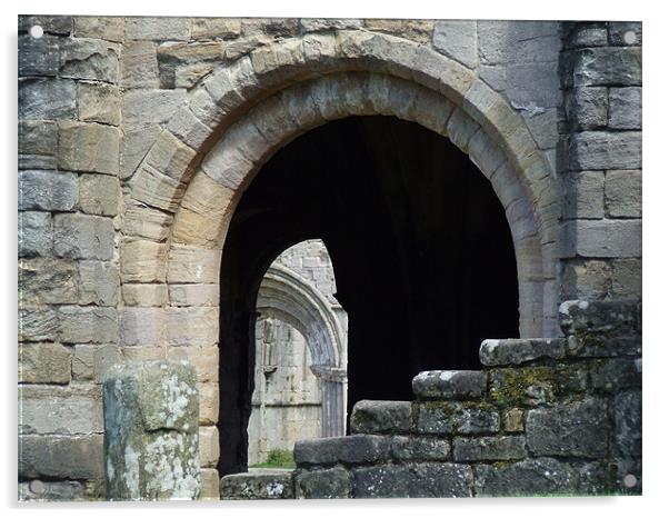 Abbey Arch  Acrylic by Christopher Borrill-Townsend