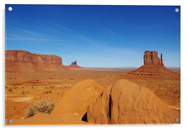 Monument Valley, Arizona Acrylic by Claudio Del Luongo