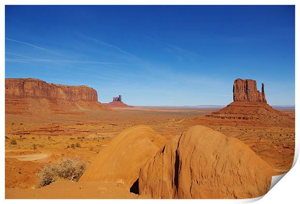 Monument Valley, Arizona Print by Claudio Del Luongo