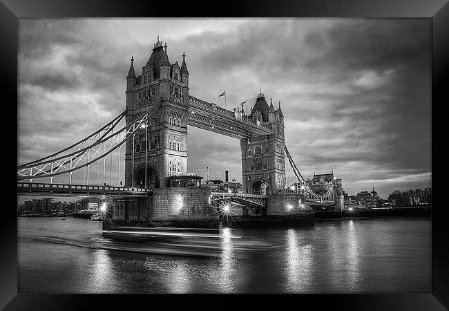 Tower Bridge Framed Print by Sam Burton