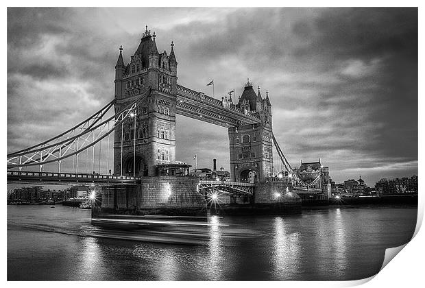 Tower Bridge Print by Sam Burton