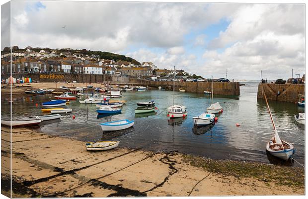 Mousehole Harbour Canvas Print by Jonathan Swetnam