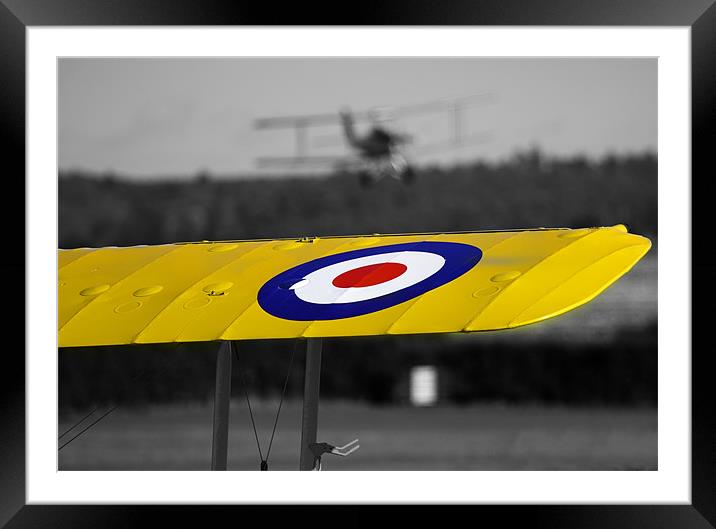 RAF Tiger Moth Trainer Framed Mounted Print by Richard Thomas