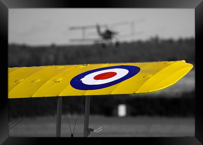 RAF Tiger Moth Trainer Framed Print by Richard Thomas