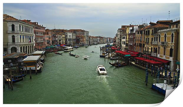 Rialto Bridge Venice Print by Oliver Walton