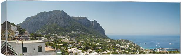 Panorama of Capri Canvas Print by Oliver Walton