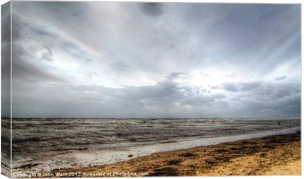 Stormy Day Canvas Print by John Wain