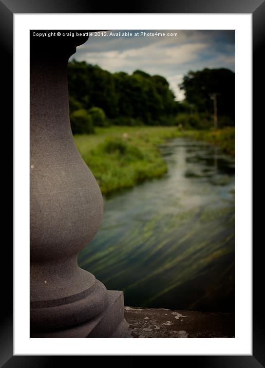 Bridge over troubled water Framed Mounted Print by craig beattie