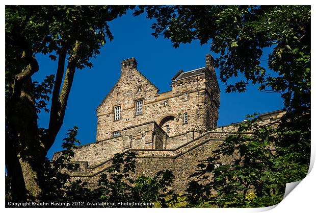 Edinburgh Castle Hospital: A Glimpse into History Print by John Hastings
