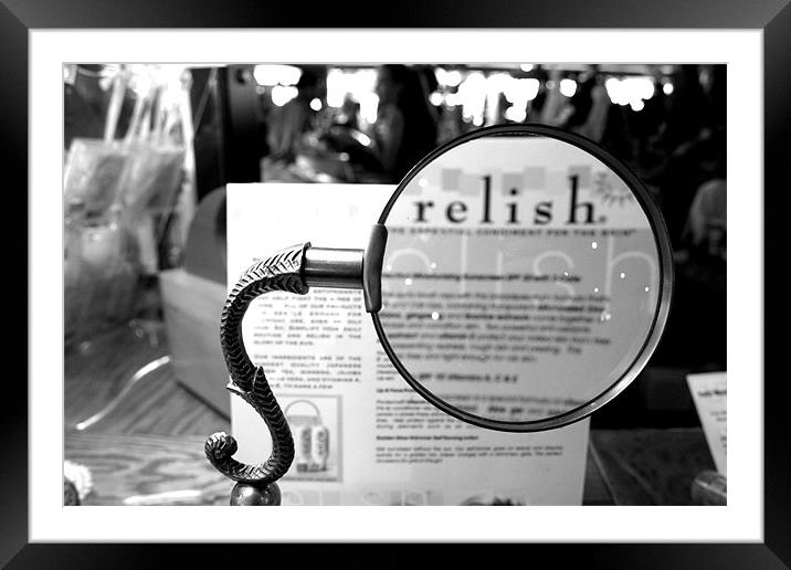 Relish  Framed Mounted Print by Craig Norris
