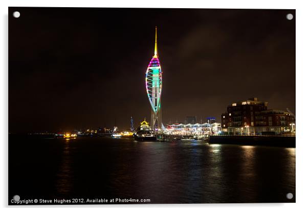 Spinnaker Tower Portsmouth Acrylic by Steve Hughes