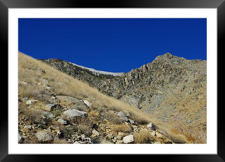 Sierra Nevada wilderness Framed Mounted Print by Claudio Del Luongo