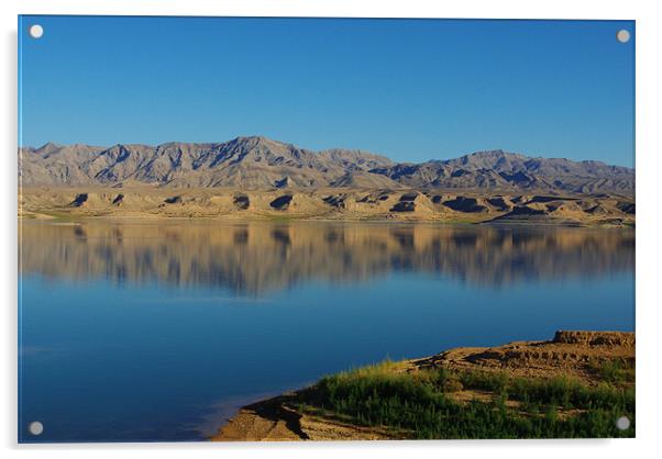 Lake Mead, Nevada Acrylic by Claudio Del Luongo