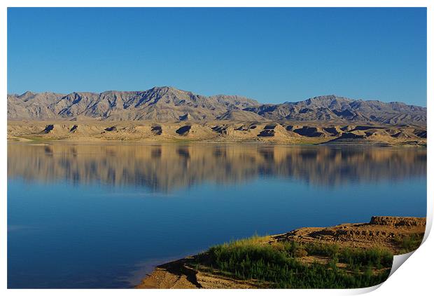 Lake Mead, Nevada Print by Claudio Del Luongo