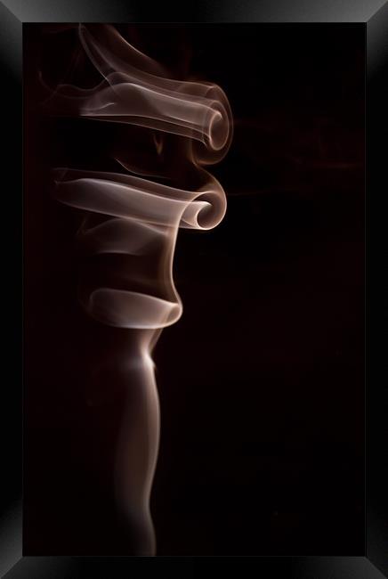 Chocolate Swirl Framed Print by Ian Cocklin