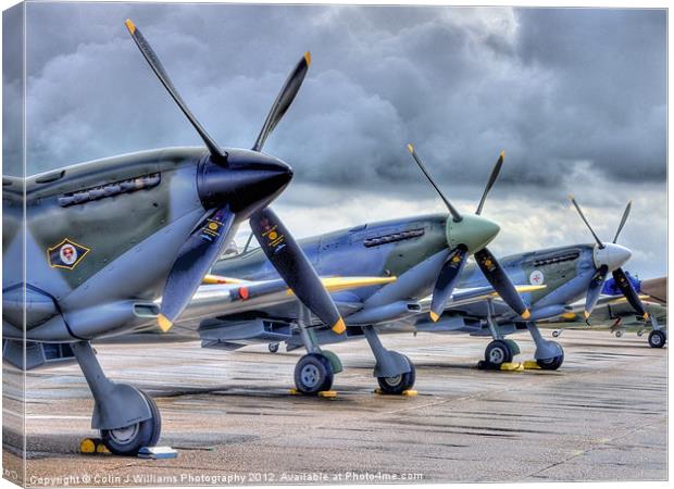 12 Blades Canvas Print by Colin Williams Photography