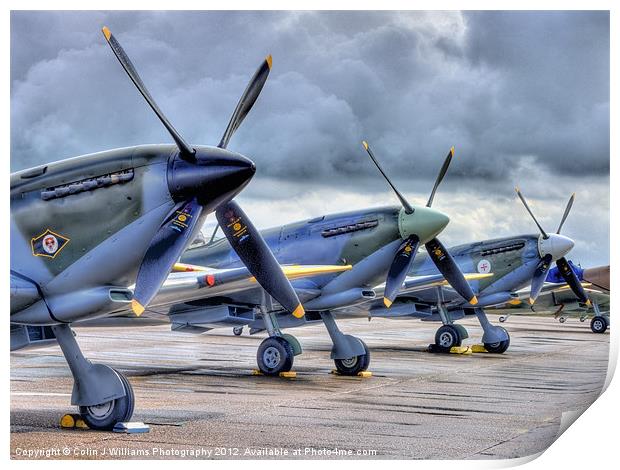 12 Blades Print by Colin Williams Photography
