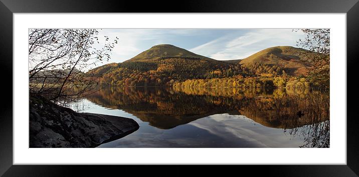 Loweswater Gold Framed Mounted Print by Cheryl Quine