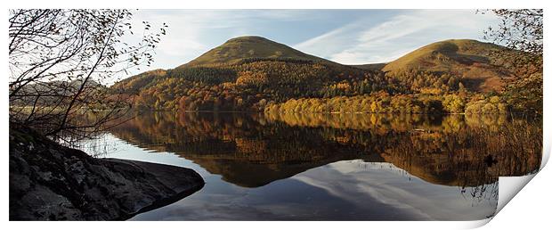 Loweswater Gold Print by Cheryl Quine