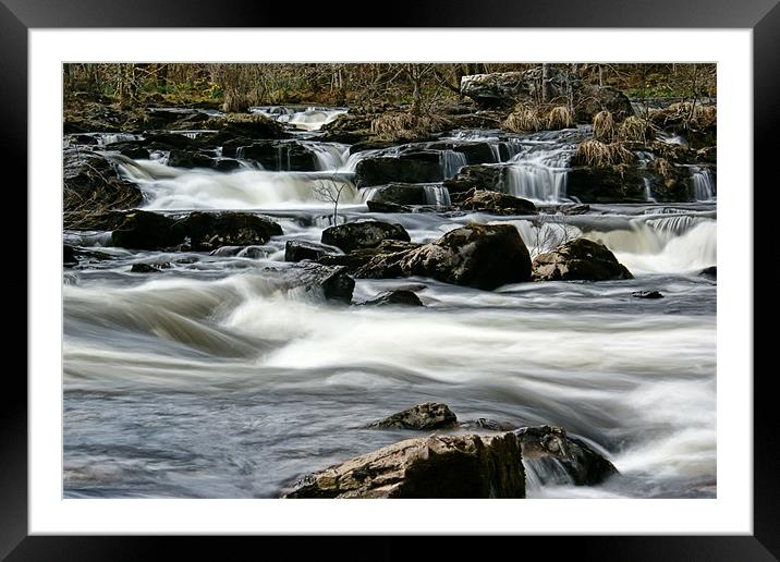 Falls of Dochart Framed Mounted Print by Sam Smith