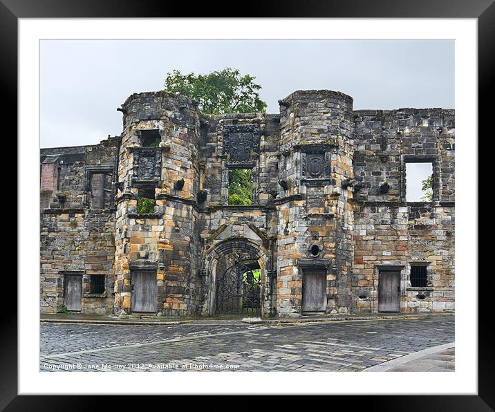 Mar’s Wark, Stirling, Scotland Framed Mounted Print by Jane McIlroy