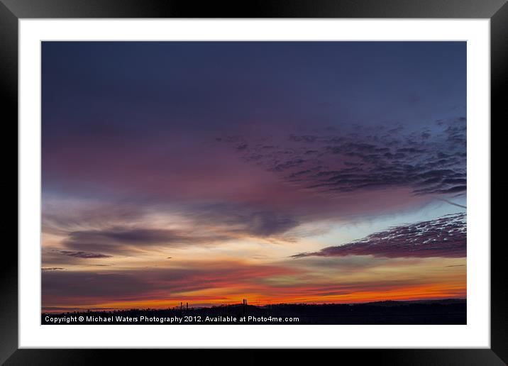Last 2012 Sunrise Framed Mounted Print by Michael Waters Photography