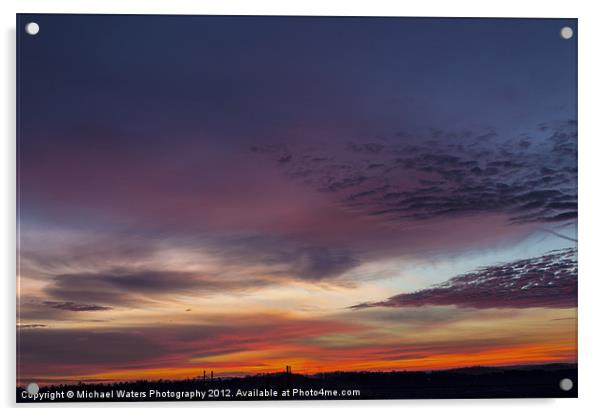 Last 2012 Sunrise Acrylic by Michael Waters Photography