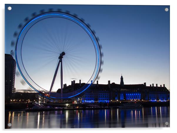 London Eye Acrylic by David Cane