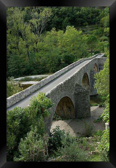Le Pont des Camisards Framed Print by Jacqi Elmslie