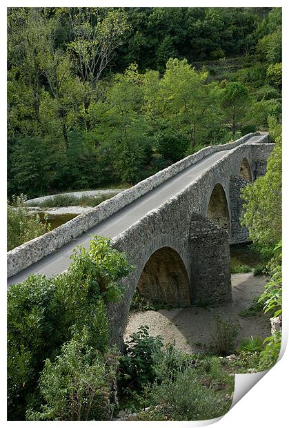 Le Pont des Camisards Print by Jacqi Elmslie