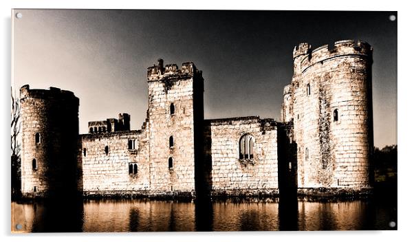 Spooky Castle Acrylic by steve weston