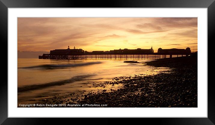 Afterglow Framed Mounted Print by Robin Dengate
