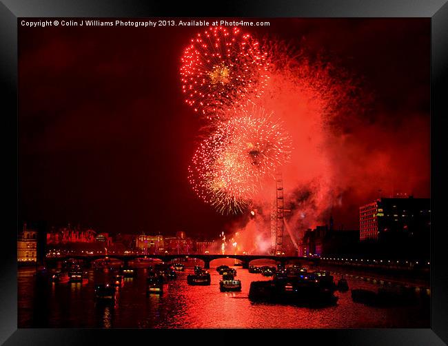 Goodbye 2012 From London Framed Print by Colin Williams Photography