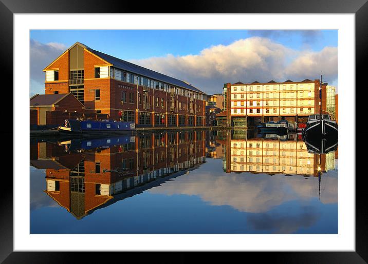 Victoria Quays,Sheffield Framed Mounted Print by Darren Galpin