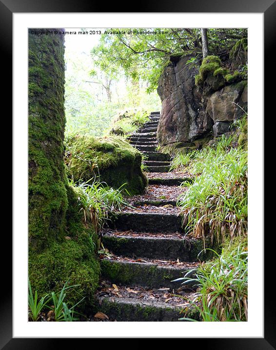 Stairway to Heaven Framed Mounted Print by camera man