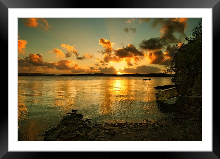 New years day sunrise Framed Mounted Print by Dave Wilkinson North Devon Ph