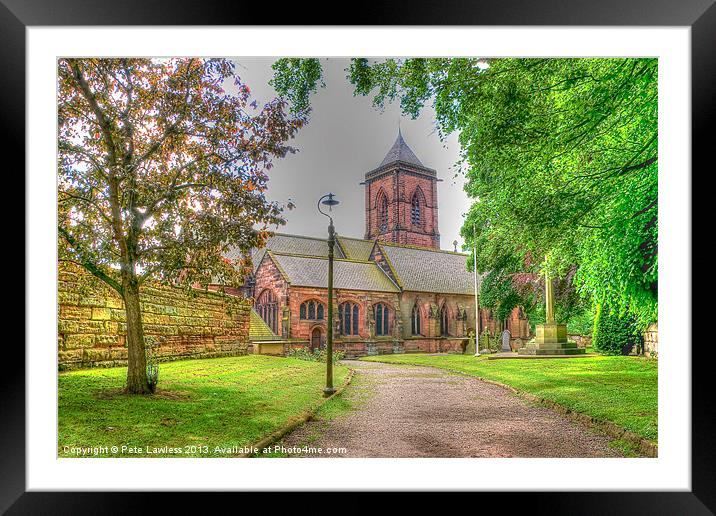 St Helens Church Framed Mounted Print by Pete Lawless